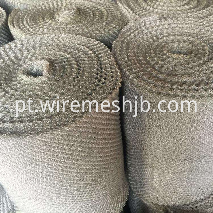 Gas Liquid Filter mesh Knitted Wire Mesh 